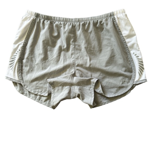 The North Face Women's Flight Series Adjustable Gray & White Running Shorts L - Picture 1 of 10